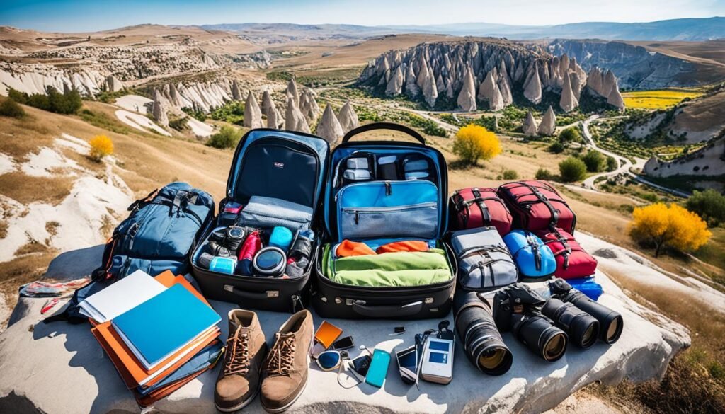 Packing list for Cappadocia