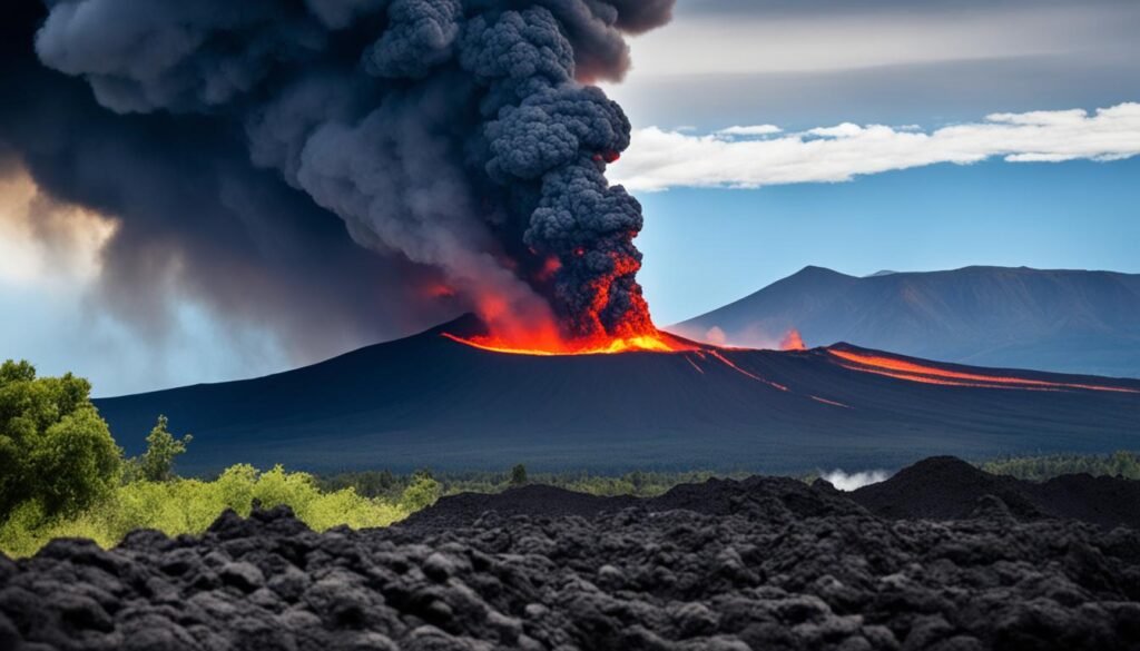 volcanoes in human history