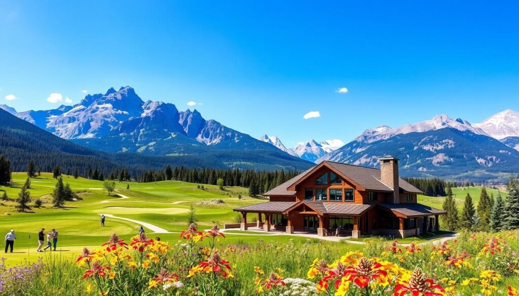 Banff golfing