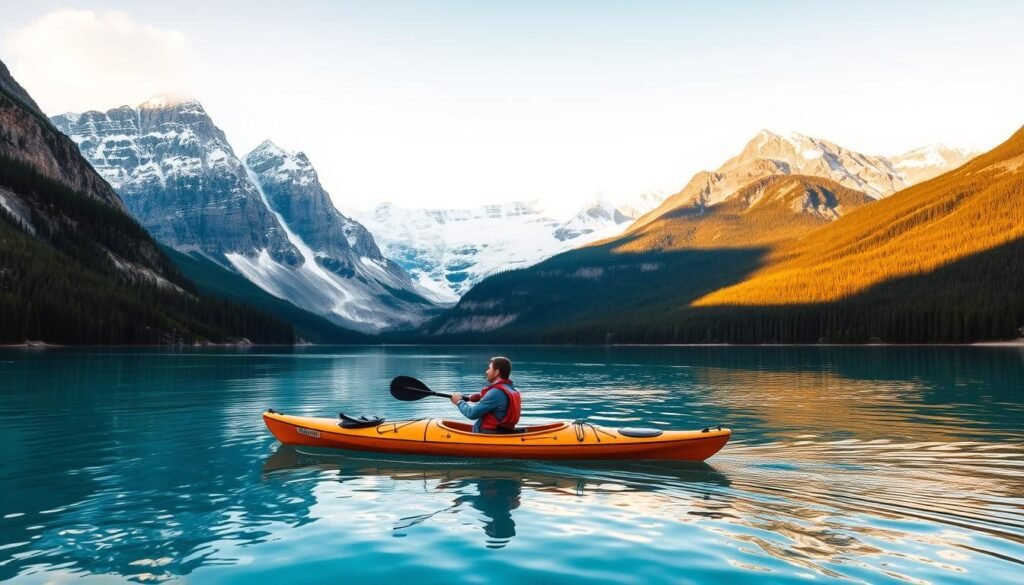 Banff kayaking