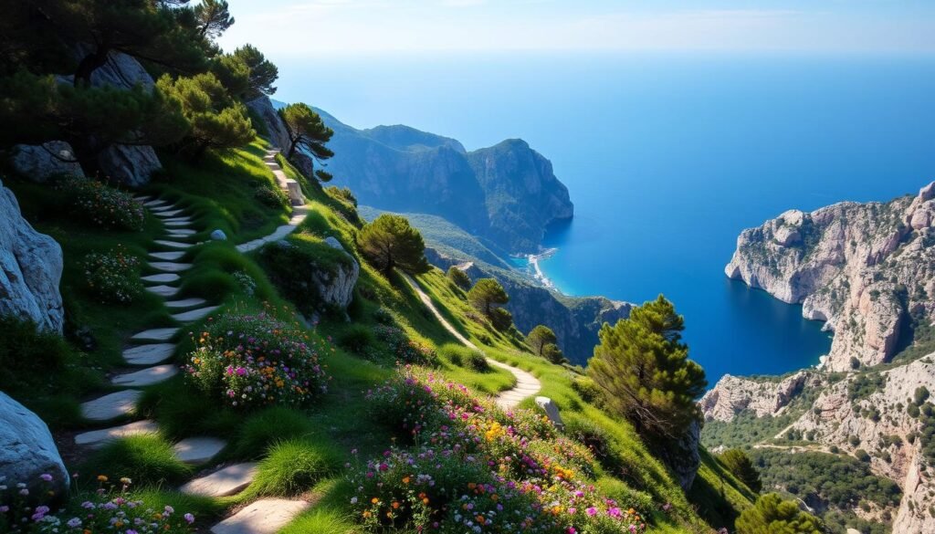 Capri hiking paths