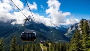 Gondola ride to the summit of Sulphur Mountain