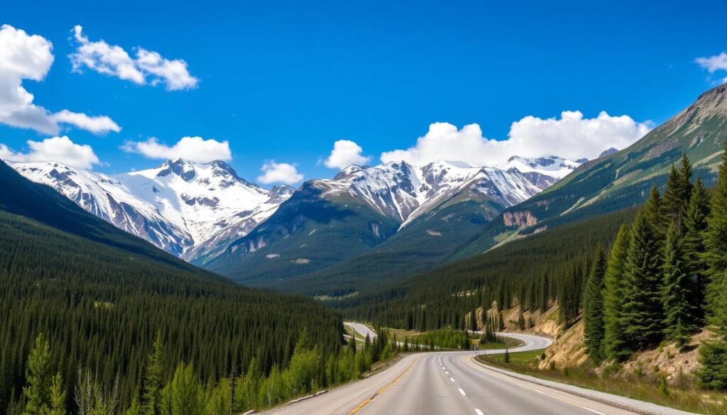 Icefields Parkway sightseeing