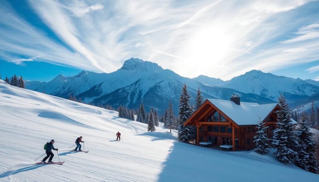 Skiing in the Canadian Rockies