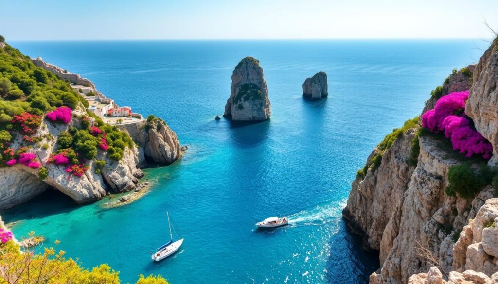 capri coastal scenery