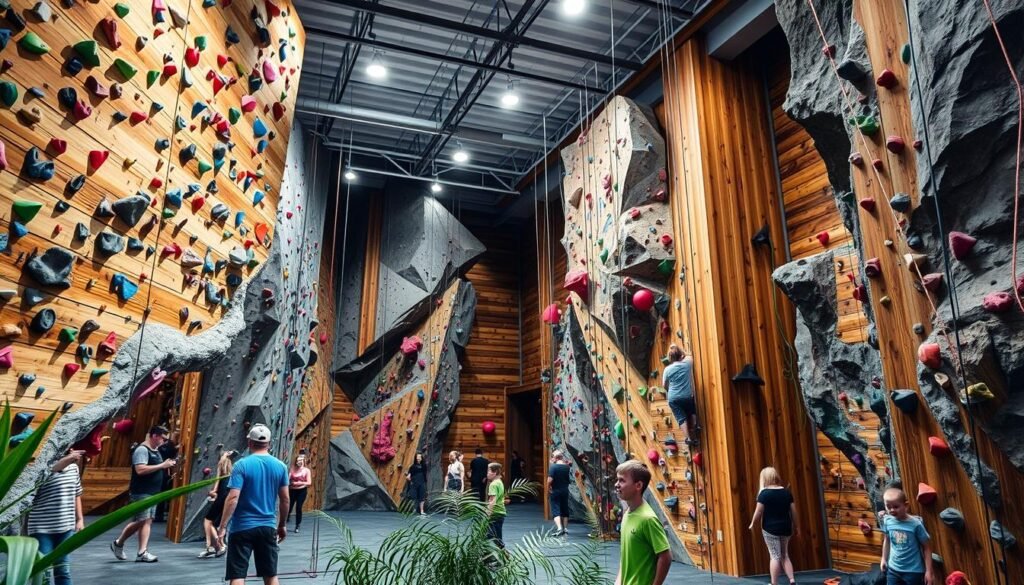 indoor rock climbing Banff