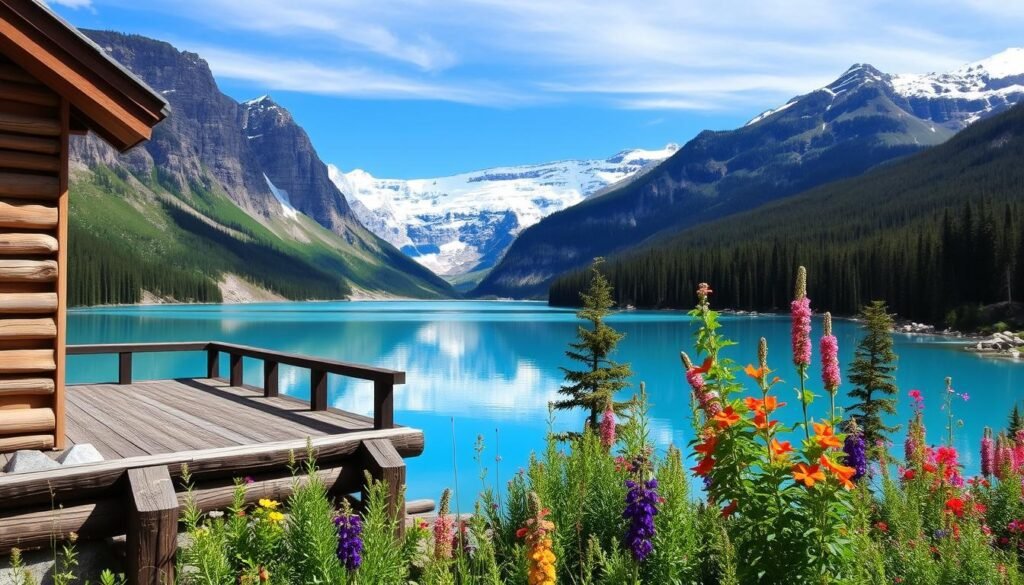 turquoise color of lake louise